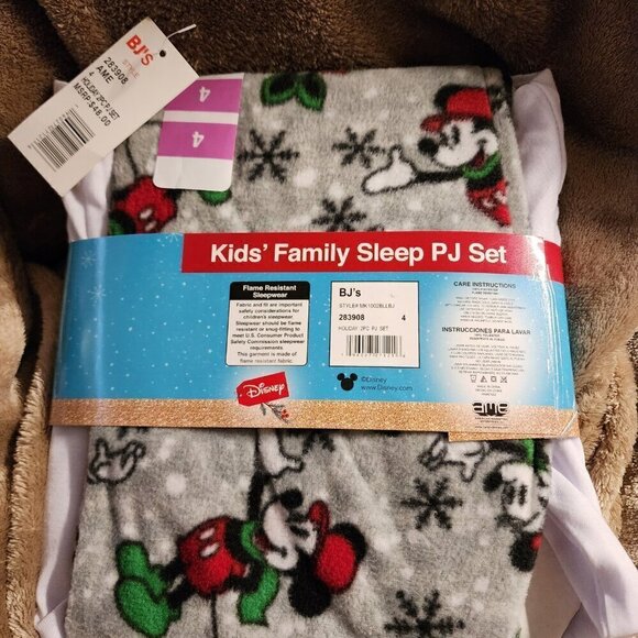 Kids Mickey Mouse Sleep PJ Set - Picture 2 of 3